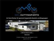 Tablet Screenshot of mpl-cuttingparts.de